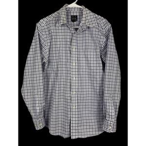 Jos A Bank Traveler’s Collection Tailored Fit Plaid Size Medium